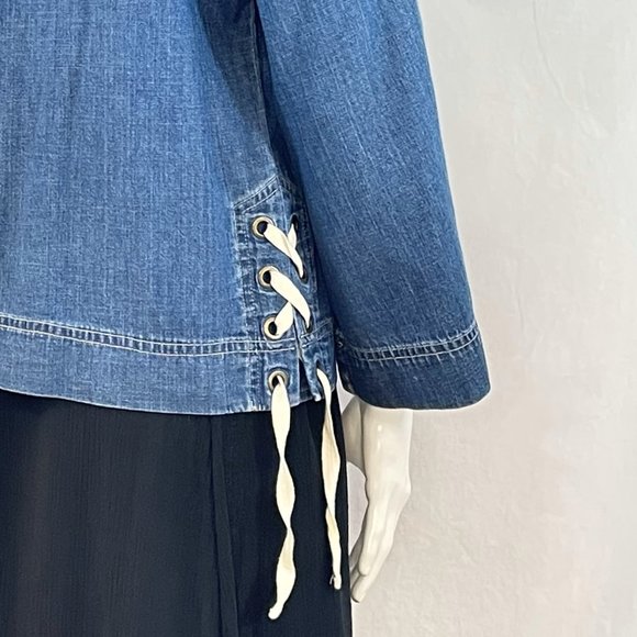 Coastal Ease Vibe Denim Chambray Top | Madewell - Picture 5 of 8